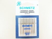 SCHMETZ - Großpackung -10 Universal-Nadeln Stärke 90 / Flachkolben