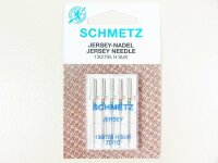 SCHMETZ - 5 Jersey-Nadeln Stärke 70/10  Flachkolben