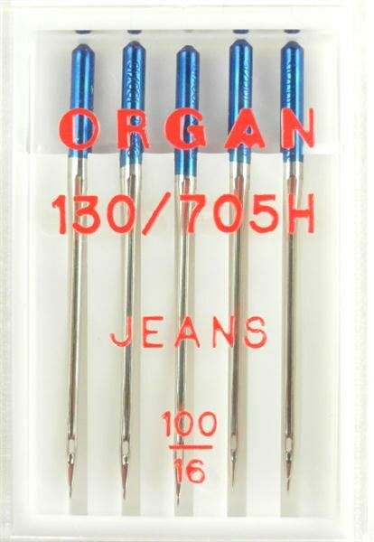 ORGAN - 5 Jeans Nadeln Stärke 100/Flachkolben