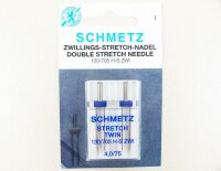 SCHMETZ - Doppelte Zwillings-Stretch-Nadel  4,0 / 75 /...