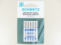 SCHMETZ - 5 Microtex-Nadeln Stärke 60-80 (Combi)...