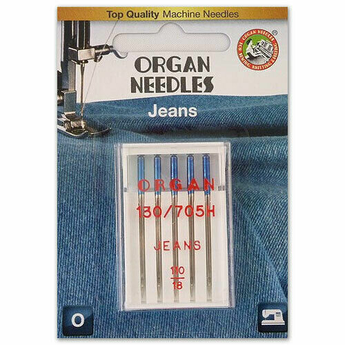 ORGAN - 5 Jeans Nadeln Stärke 110/18 Flachkolben