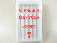 ORGAN - 5 Jersey Nadeln Stärke 80 - Flachkolben