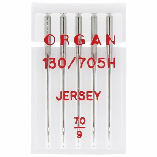 ORGAN - 5 Jersey Nadeln Stärke 70/Flachkolben