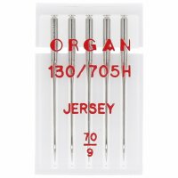 ORGAN - 5 Jersey Nadeln Stärke 70/Flachkolben