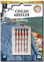 ORGAN - 5 Quilting Nadeln Stärke 75-90/Flachkolben