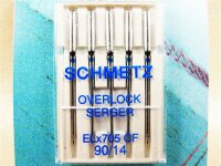 SCHMETZ - Overlocknadeln ELx705 CF / Stärke 90/14 - Flachkolben