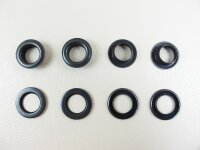 Ösen mit Scheiben Modell "Big"  100er Set 5 mm / ohne Werkzeuge schwarz-bruniert