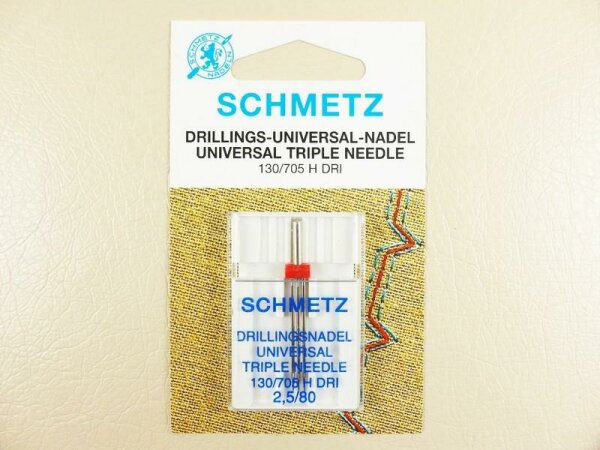 SCHMETZ - Drillingsnadel-Universal-Nadel  2,5 / 80 / Flachkolben