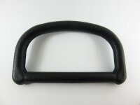 D-Ring / Halbring aus Kunststoff / 50 mm - schwarz