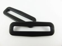 Schlaufe aus Kunststoff - Flaches Modell / 25 mm - schwarz