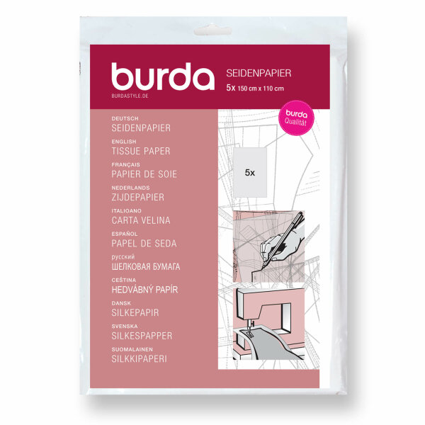 Burda-Style Seidenpapier 5 x 150 cm x 110 cm