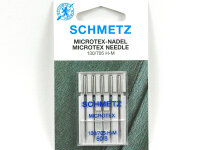 SCHMETZ - 5 Microtex Nadeln Stärke 60 / 8 Flachkolben