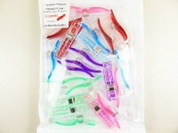 GROßPACKUNG - Stoffklammern - L - Wonder Clips 50 Stück + 2 Gratis Bunt-Mix 56  x 12 mm