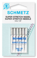 SCHMETZ - 5 Super Stretch-Nadeln Stärke 75/11 HAx1...