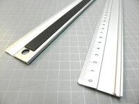 Aluminiumlineal 50cm mit Antirutschhaftung