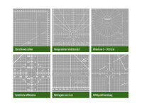 Patchwork-Schneidematte 66 x 96cm "MEDIUM-SPARSET" + Olfa Rollschneider + Olfa Lineal (15x60cm) + 30cm Aluminium-Lineal