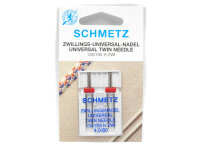 SCHMETZ - Doppelte Zwillings-Universal-Nadel  4,0 / 80 / Flachkolben