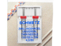 SCHMETZ - Doppelte Zwillings-Universal-Nadel  4,0 / 80 /...