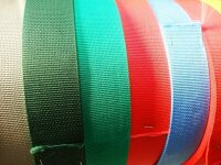 50m-Rolle Gurtband/ Taschengurtband Breite 20mm Polypropylen / Stärke 1,8mm / MADE IN GERMANY