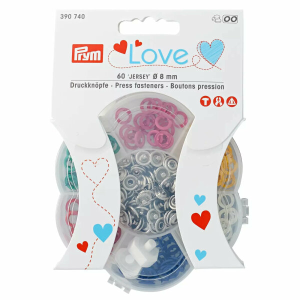 Prym Druckknöpfe Jersey 8mm in 6 Farben