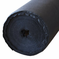 Bügelvlies/Bügeleinlage 100m ROLLE - einseitig aufbügelbar 40g/m2 - 90cm breit schwarz