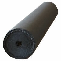 Bügelvlies/Bügeleinlage 100m ROLLE - einseitig aufbügelbar 50g/m2 - 90cm breit schwarz