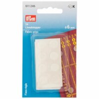 Prym Linealstopper Silikon transparent 24 Stück - 6 mm