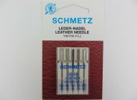 SCHMETZ - 5 Ledernadeln Stärke 80-100 (Combi)/Flachkolben