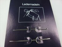 Ledernadeln Set